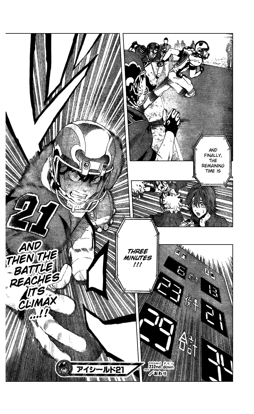Eyeshield 21 Chapter 232 page 15 - Chapter 232: Death Game