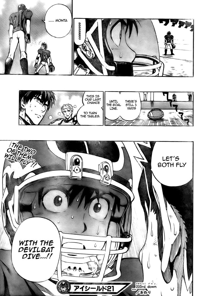 Eyeshield 21 Chapter 233 page 19 - Chapter 233: Limit Break