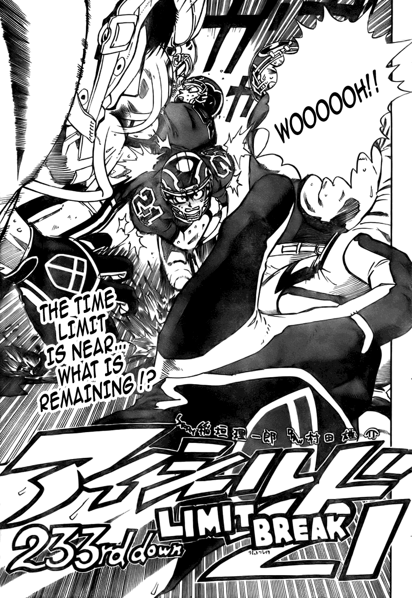 Eyeshield 21 Chapter 233 page 2 - Chapter 233: Limit Break
