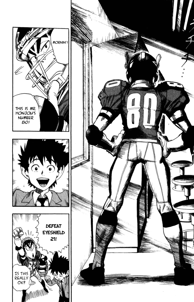 Eyeshield 21 Chapter 24 page 20 - Chapter 24: The No.80 Receiving Expert
