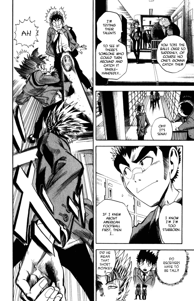 Eyeshield 21 Chapter 24 page 6 - Chapter 24: The No.80 Receiving Expert