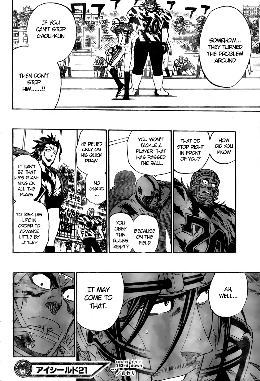 Eyeshield 21 Chapter 243 page 17 - Chapter 243: A Truly Splendid Monster