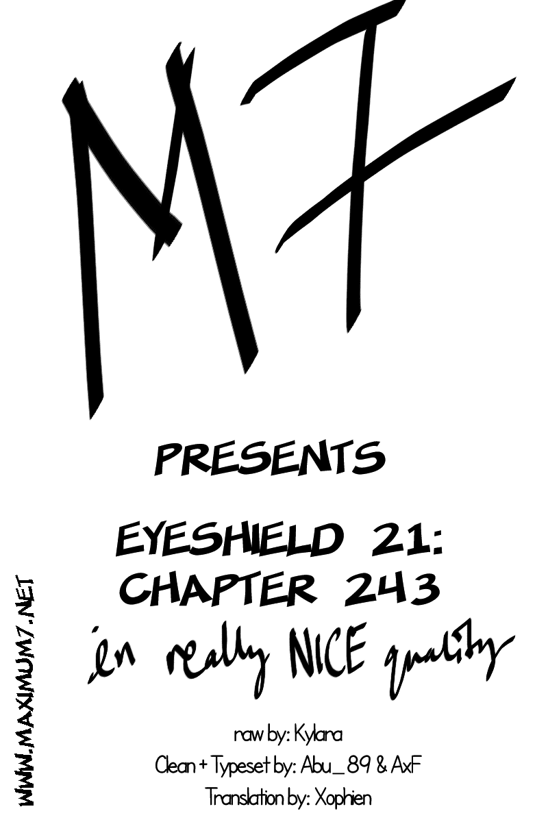 Eyeshield 21 Chapter 243 page 19 - Chapter 243: A Truly Splendid Monster