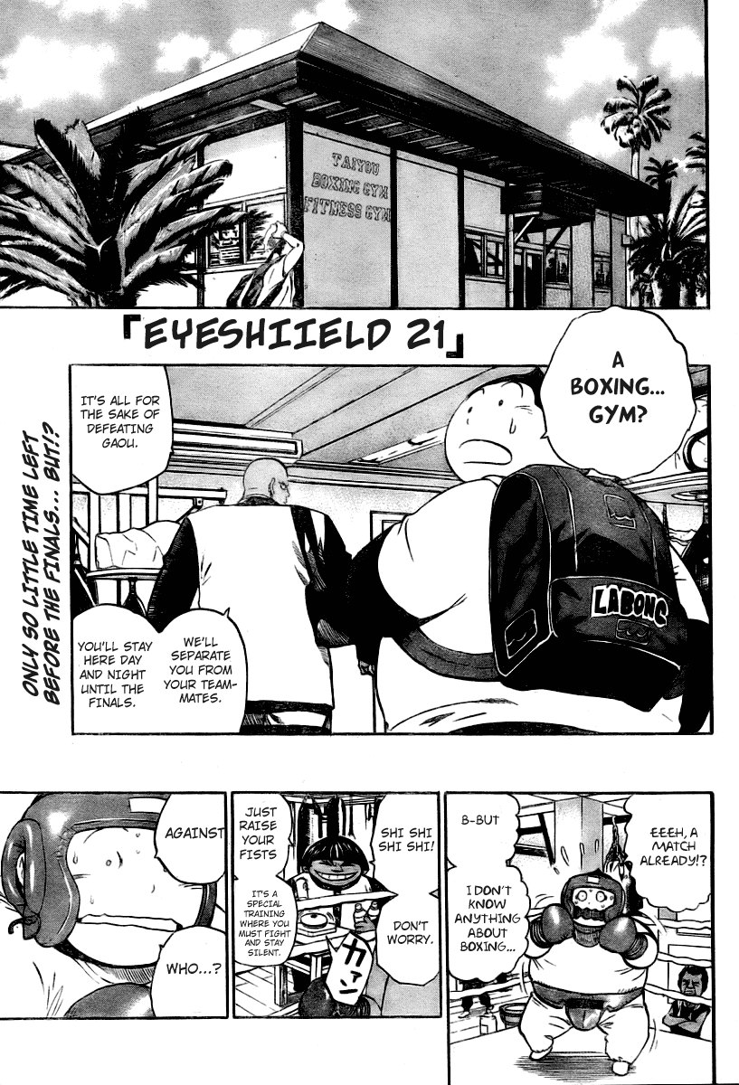 Eyeshield 21 Chapter 251 page 1 - Chapter 251: Rules of the Battlefield