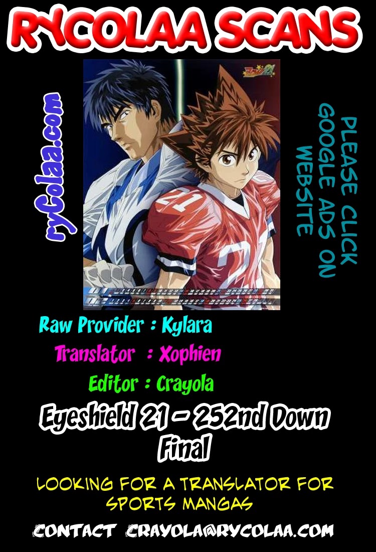 Eyeshield 21 Chapter 252 page 18 - Chapter 252: The Final