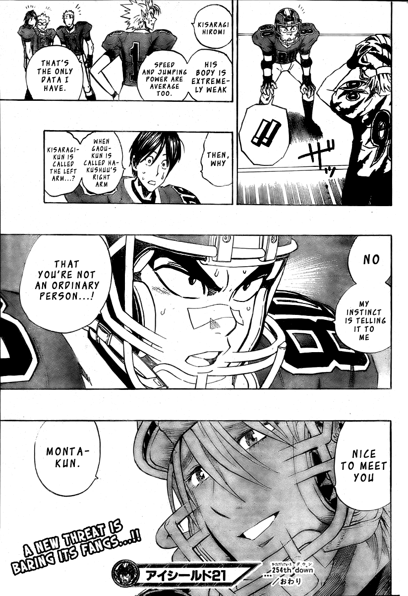 Eyeshield 21 Chapter 254 page 18 - Chapter 254: Right Arm and Left Arm