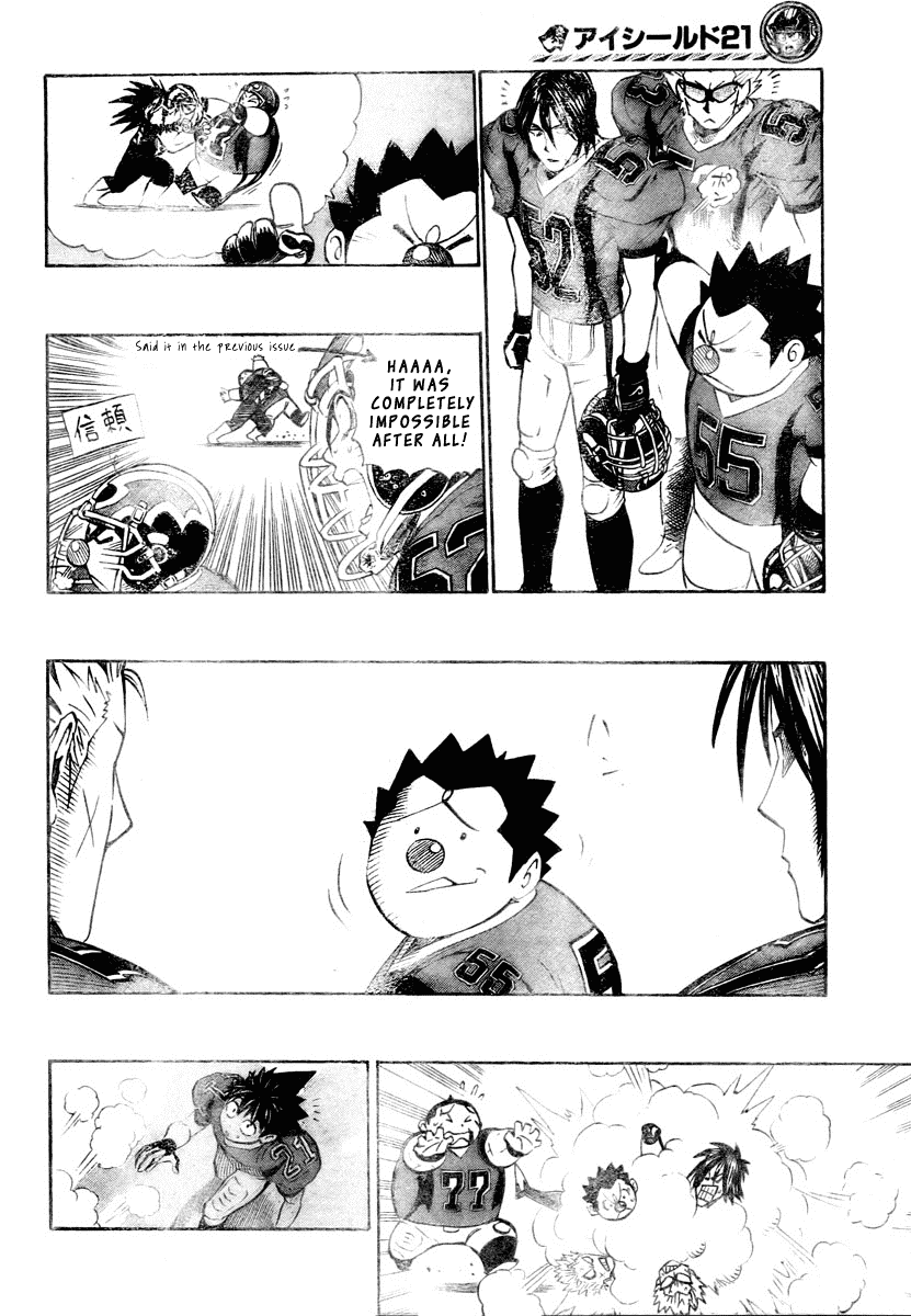 Eyeshield 21 Chapter 254 page 4 - Chapter 254: Right Arm and Left Arm