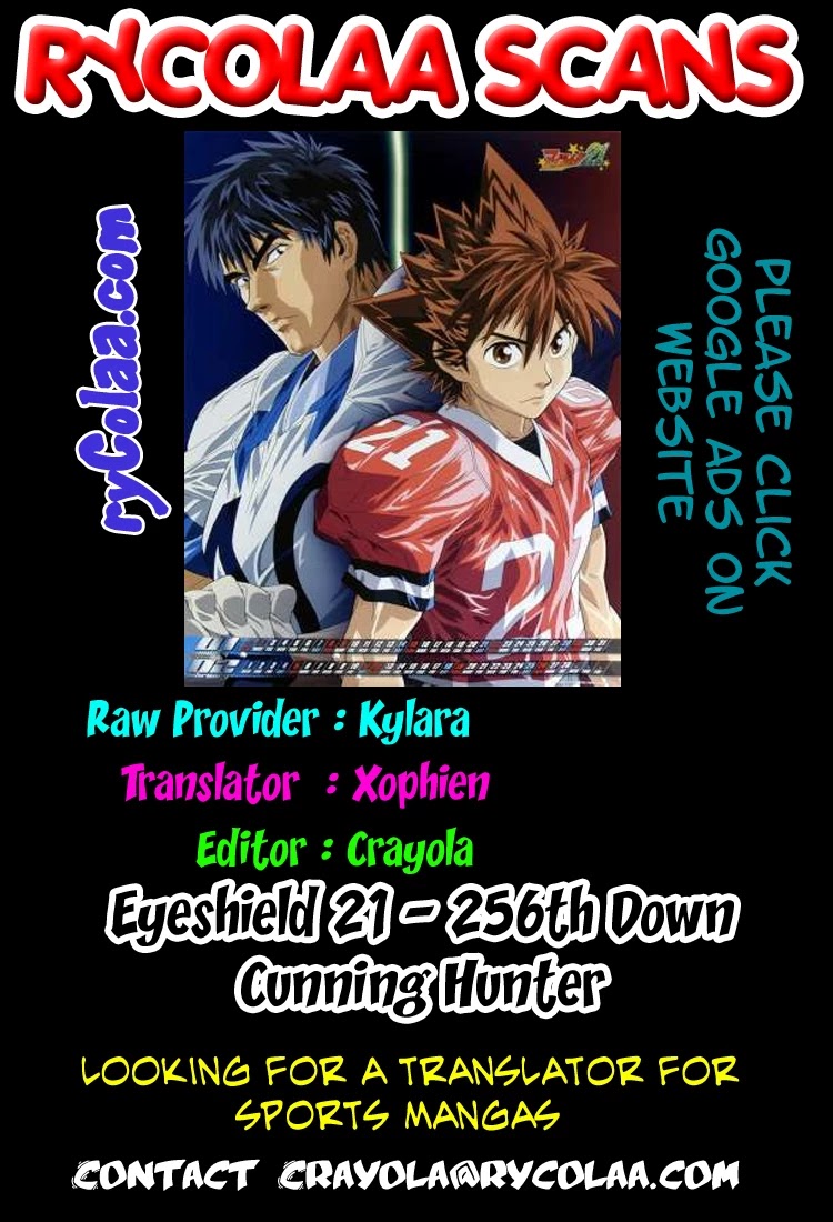 Eyeshield 21 Chapter 256 page 18 - Chapter 256: Cunning Hunter