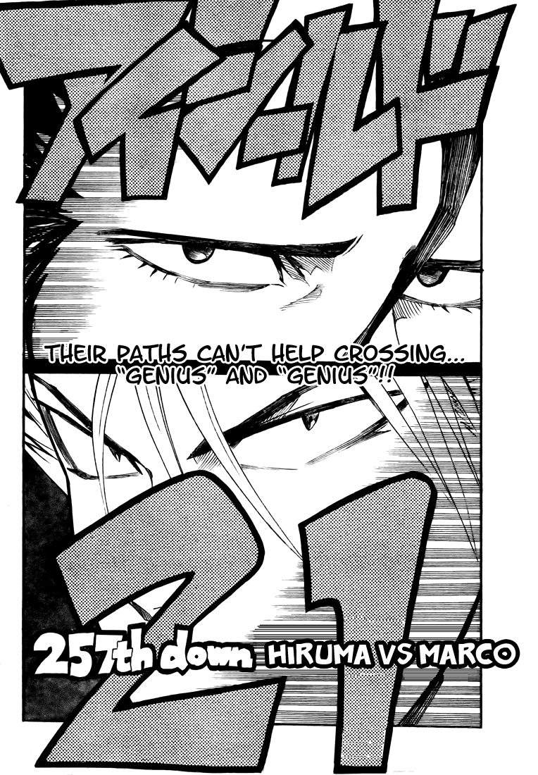 Eyeshield 21 Chapter 257 page 3 - Chapter 257: Hiruma Vs. Marco