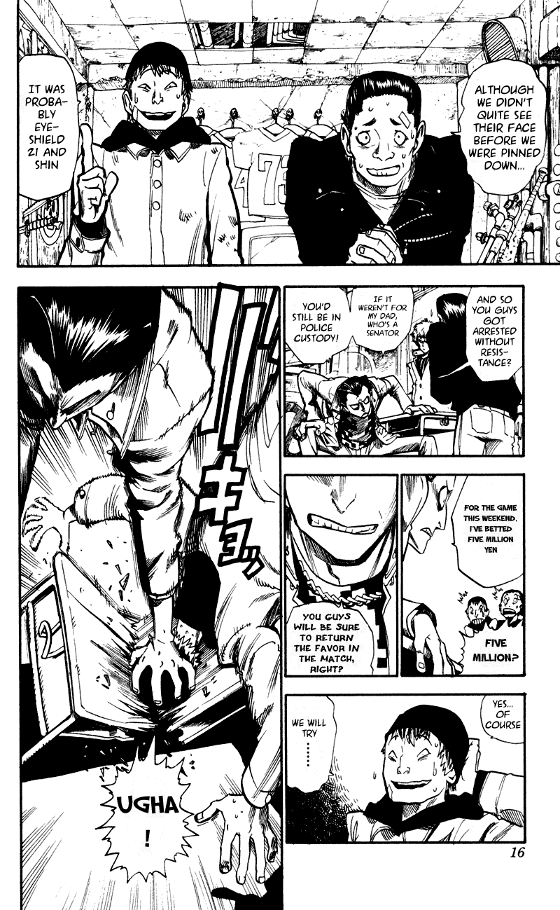 Eyeshield 21 Chapter 26 page 13 - Chapter 26: The Case of Rice Kun's Murder