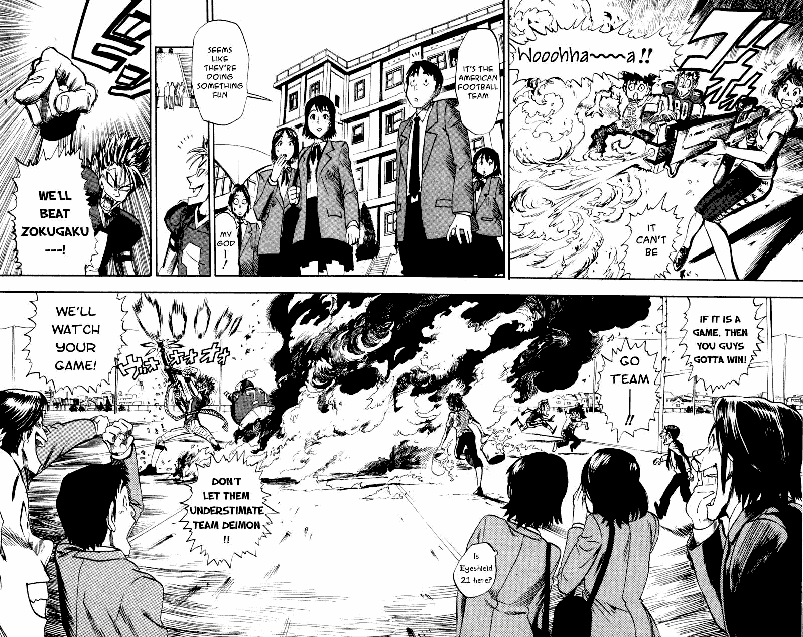 Eyeshield 21 Chapter 26 page 23 - Chapter 26: The Case of Rice Kun's Murder