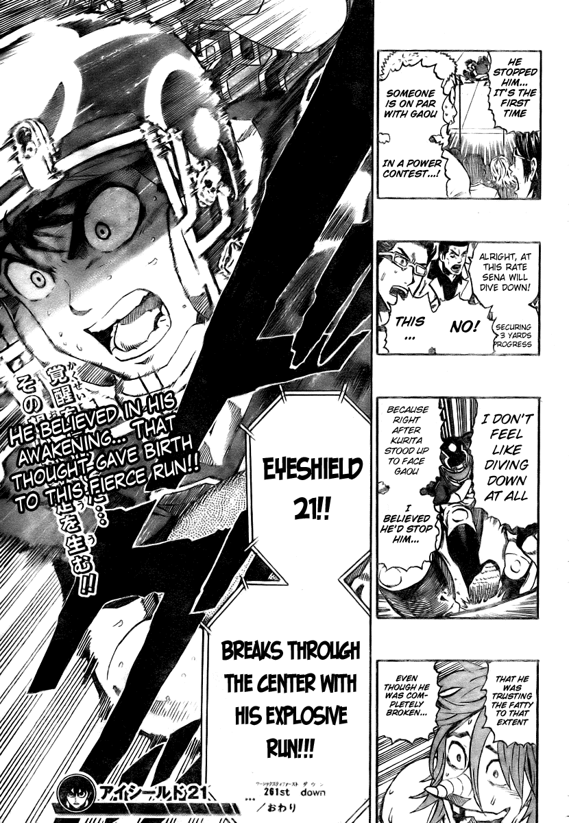 Eyeshield 21 Chapter 261 page 17 - Chapter 261: The Ones with Blind Faith