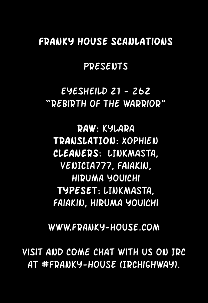 Eyeshield 21 Chapter 262 page 16 - Chapter 262: This is American Football