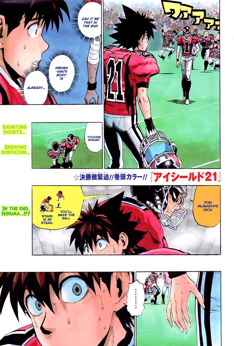 Eyeshield 21 Chapter 265 page 1 - Chapter 265: Gargoyle