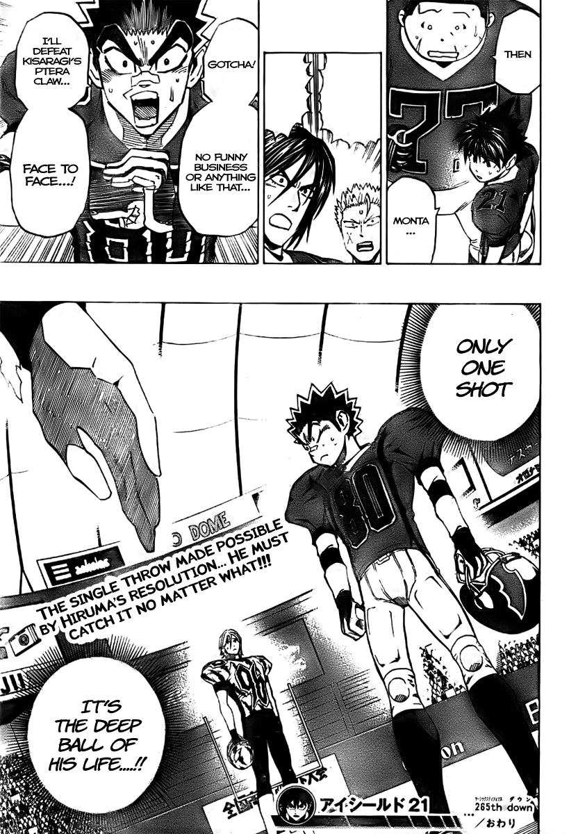 Eyeshield 21 Chapter 265 page 20 - Chapter 265: Gargoyle