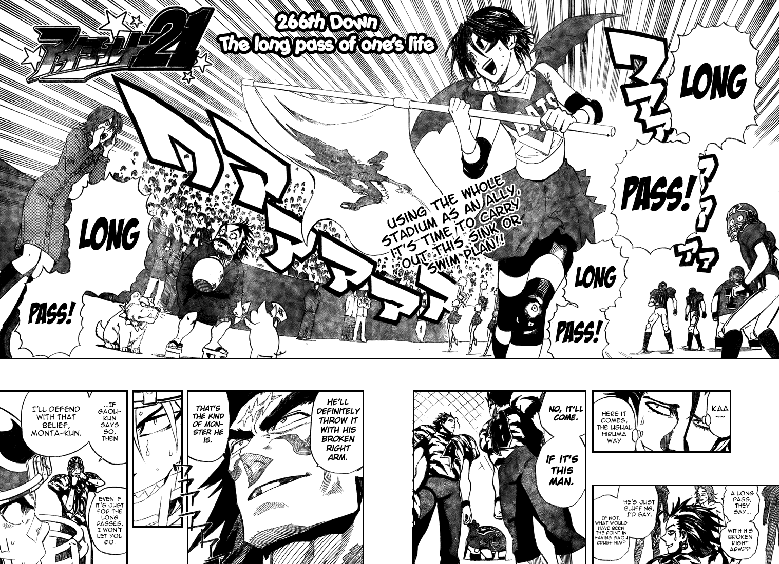 Eyeshield 21 Chapter 266 page 2 - Chapter 266: The Long Pass of One's Life
