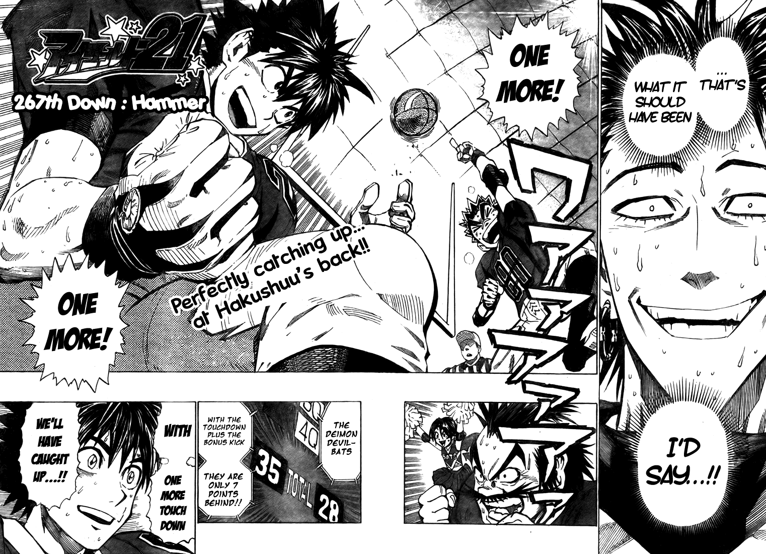 Eyeshield 21 Chapter 267 page 2 - Chapter 267: Hammer