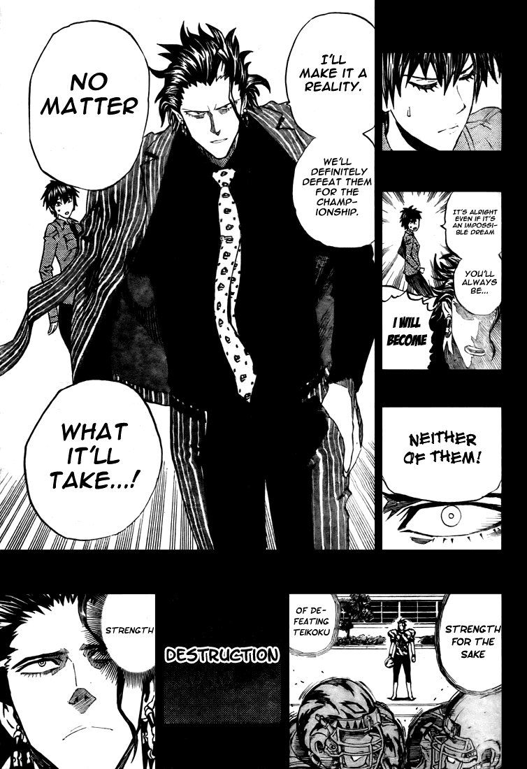 Eyeshield 21 Chapter 268 page 10 - Chapter 268: The Man Who is Only Looking at the Top