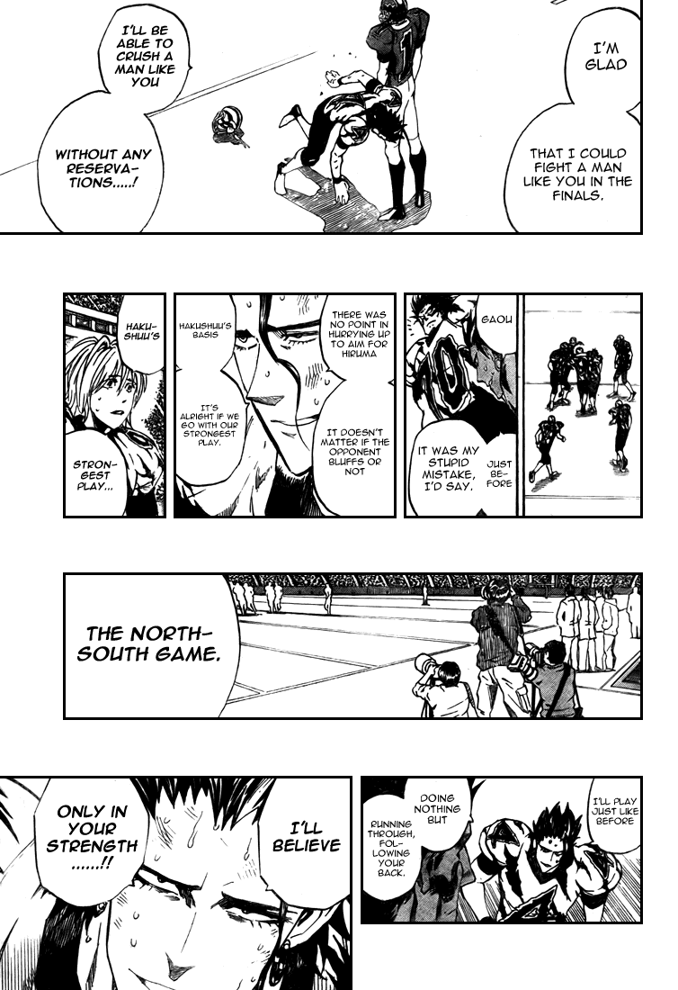 Eyeshield 21 Chapter 268 page 16 - Chapter 268: The Man Who is Only Looking at the Top