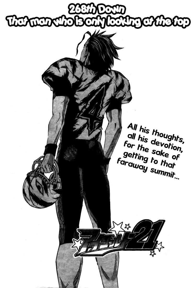 Eyeshield 21 Chapter 268 page 2 - Chapter 268: The Man Who is Only Looking at the Top