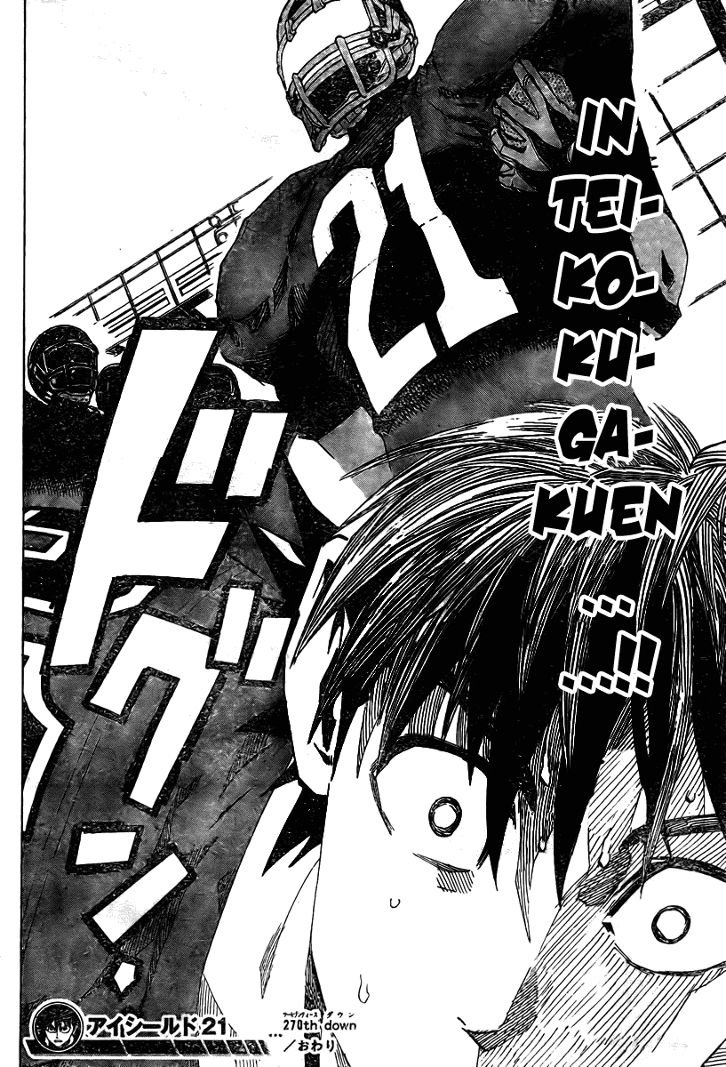 Eyeshield 21 Chapter 270 page 16 - Chapter 270: Devil Dragon