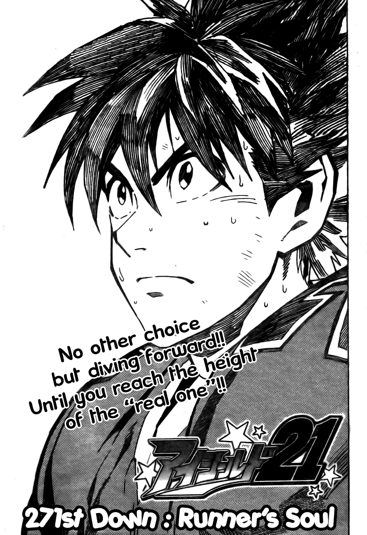Eyeshield 21 Chapter 271 page 3 - Chapter 271: Runner's Soul