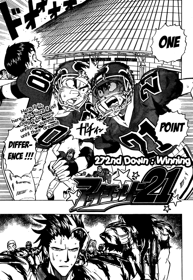 Eyeshield 21 Chapter 272 page 1 - Chapter 272: Winning