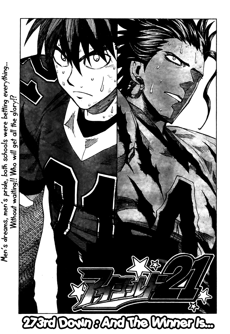 Eyeshield 21 Chapter 273 page 1 - Chapter 273: And the Winner is...
