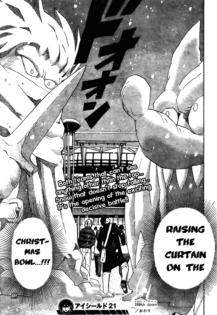 Eyeshield 21 Chapter 280 page 18 - Chapter 280: The Talents of the Gods