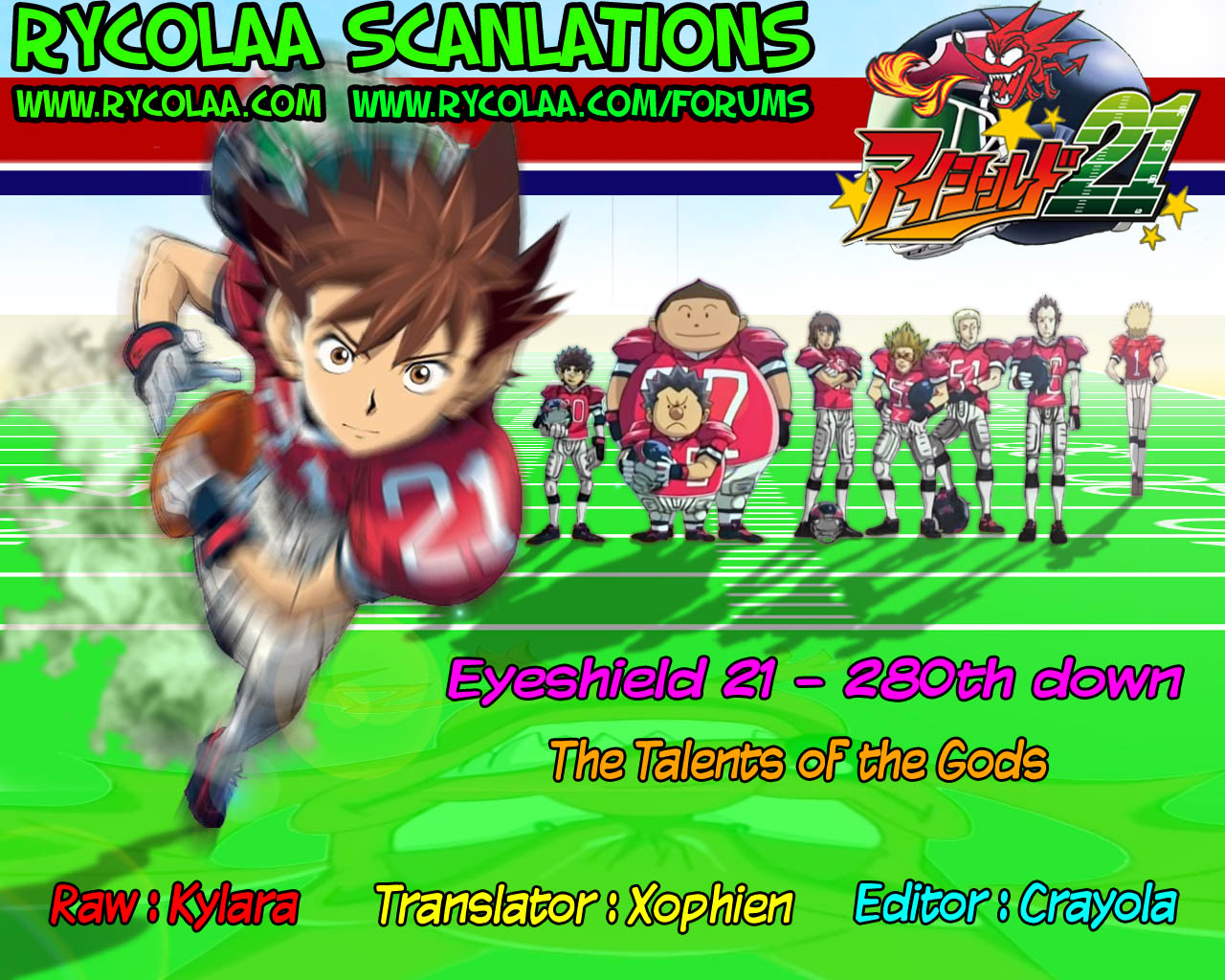 Eyeshield 21 Chapter 280 page 19 - Chapter 280: The Talents of the Gods