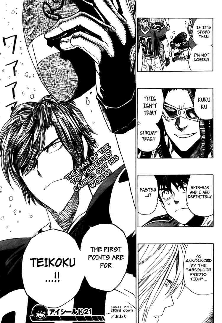 Eyeshield 21 Chapter 283 page 16 - Chapter 283: Absolute Prediction