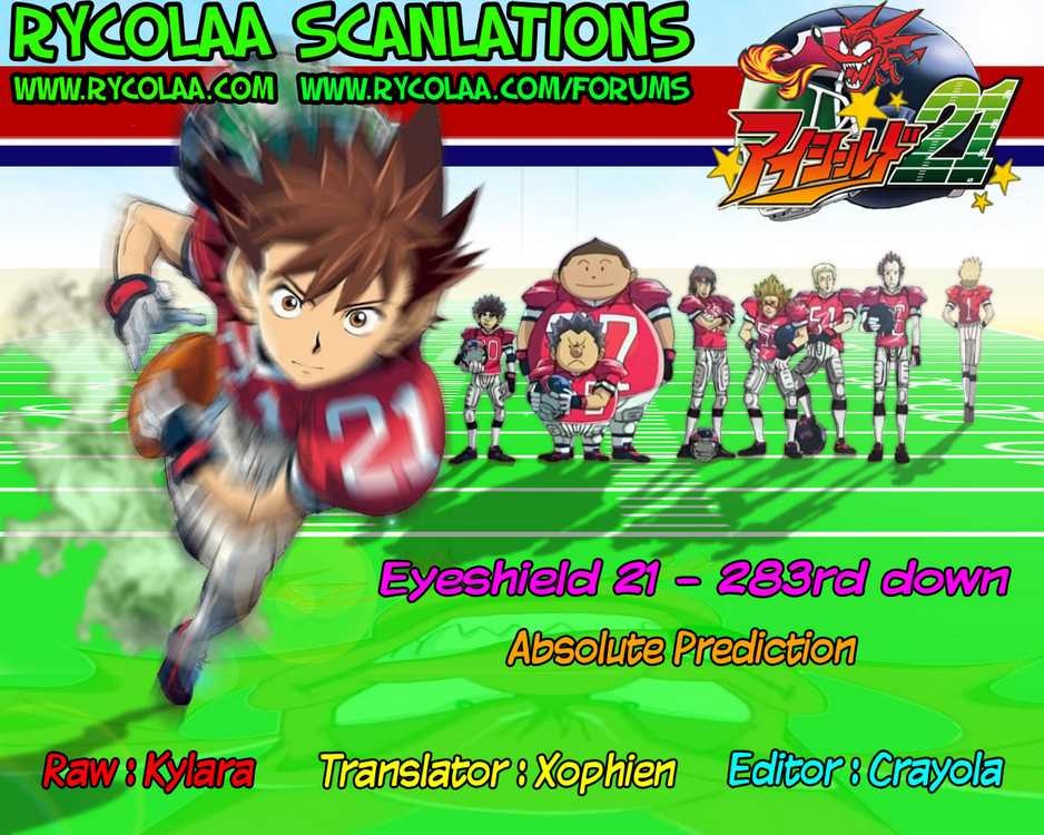 Eyeshield 21 Chapter 283 page 17 - Chapter 283: Absolute Prediction