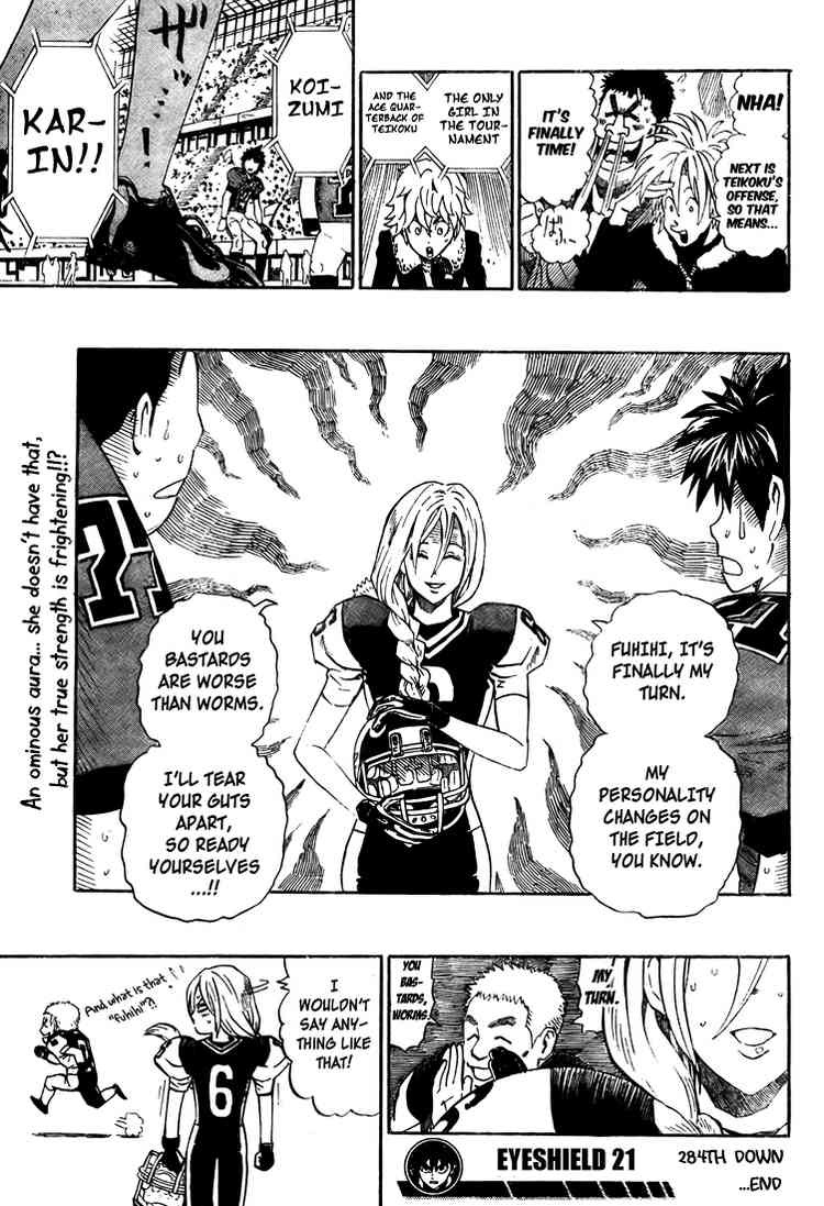 Eyeshield 21 Chapter 284 page 18 - Chapter 284: Bloodline of Sky Riders
