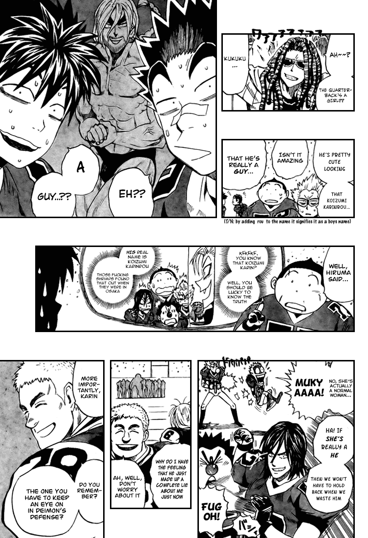 Eyeshield 21 Chapter 285 page 3 - Chapter 285: Koizumi Karin