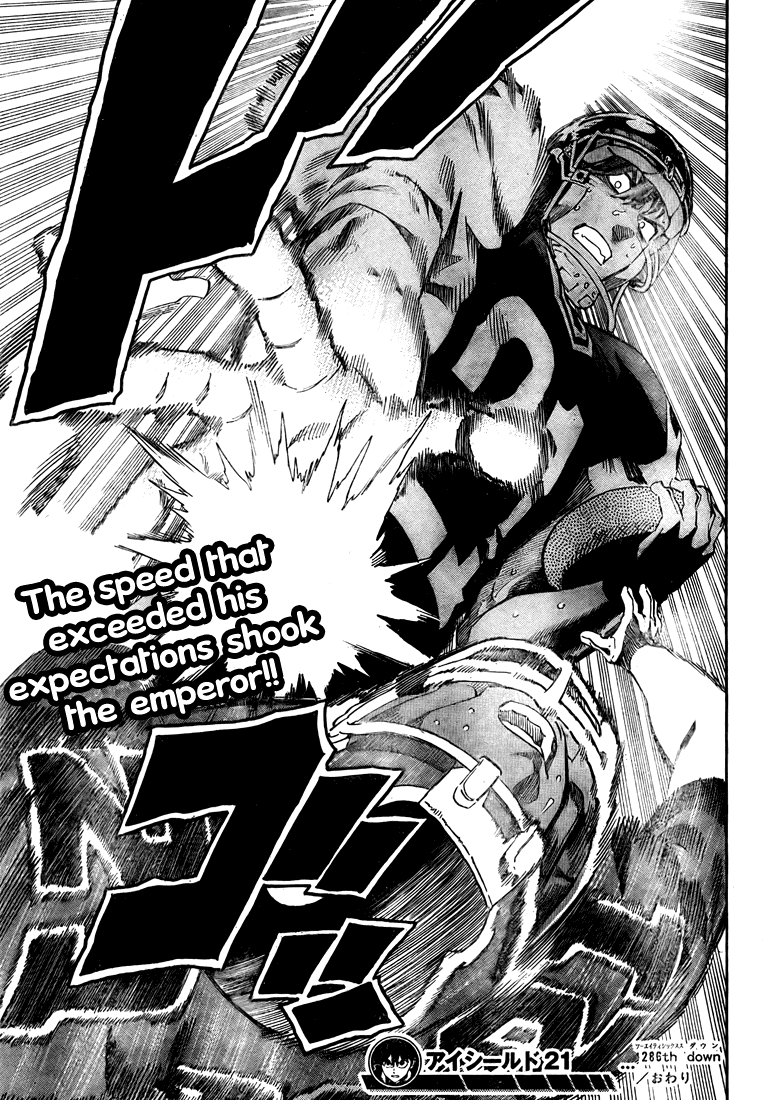 Eyeshield 21 Chapter 286 page 16 - Chapter 286: Run vs Run