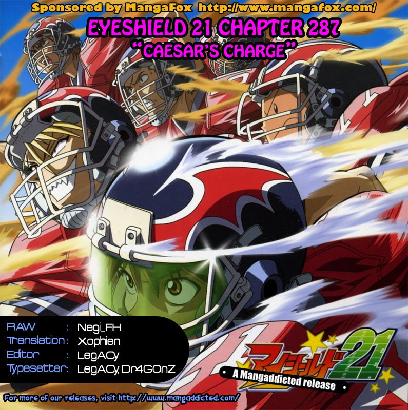 Eyeshield 21 Chapter 287 page 19 - Chapter 287: Caesar's Charge