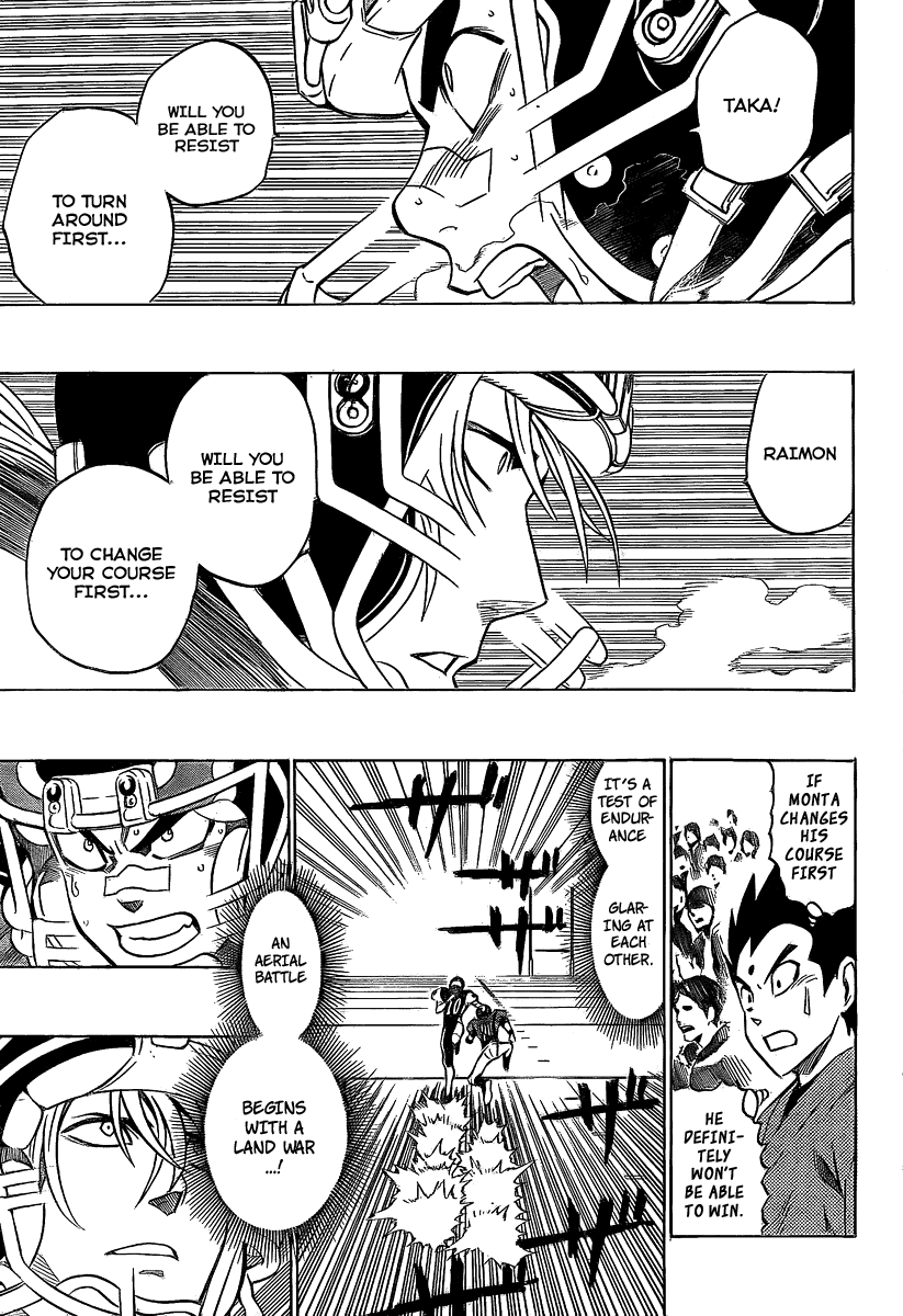 Eyeshield 21 Chapter 289 page 15 - Chapter 289: Aerial Battles are Staring Contests