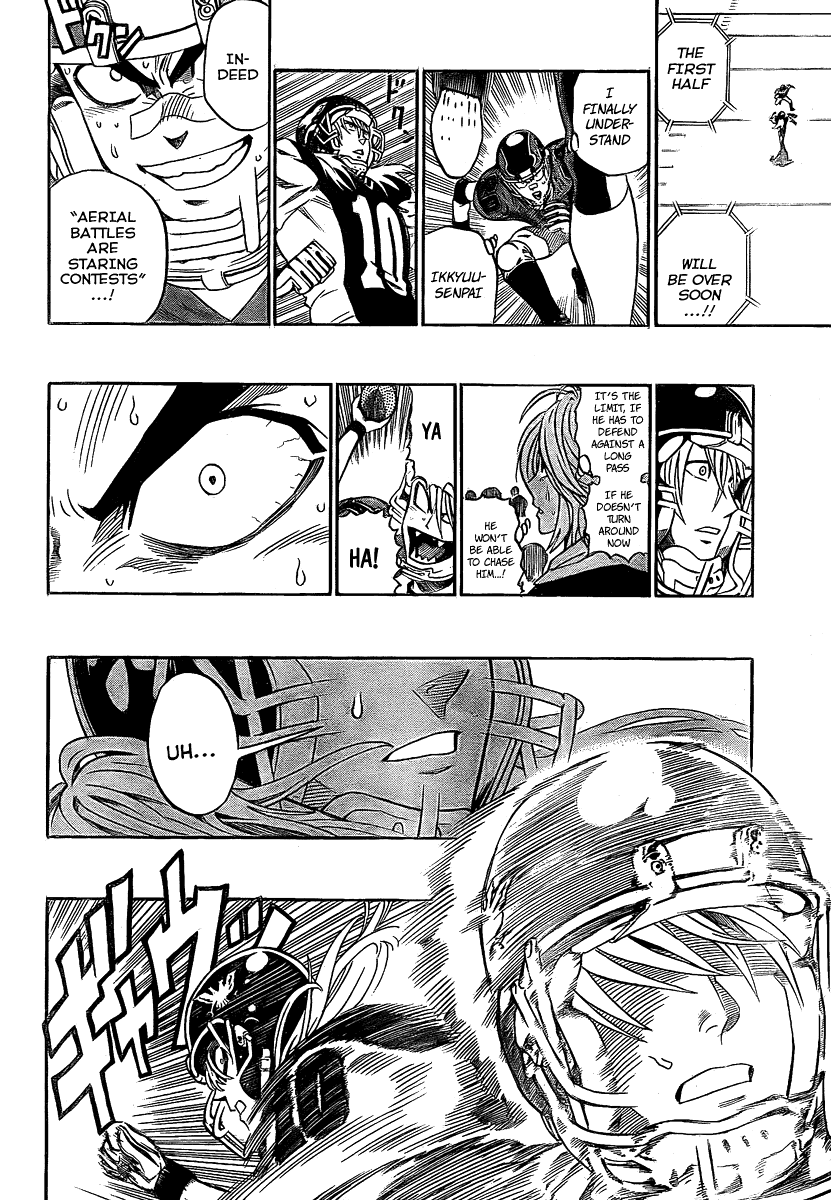 Eyeshield 21 Chapter 289 page 16 - Chapter 289: Aerial Battles are Staring Contests