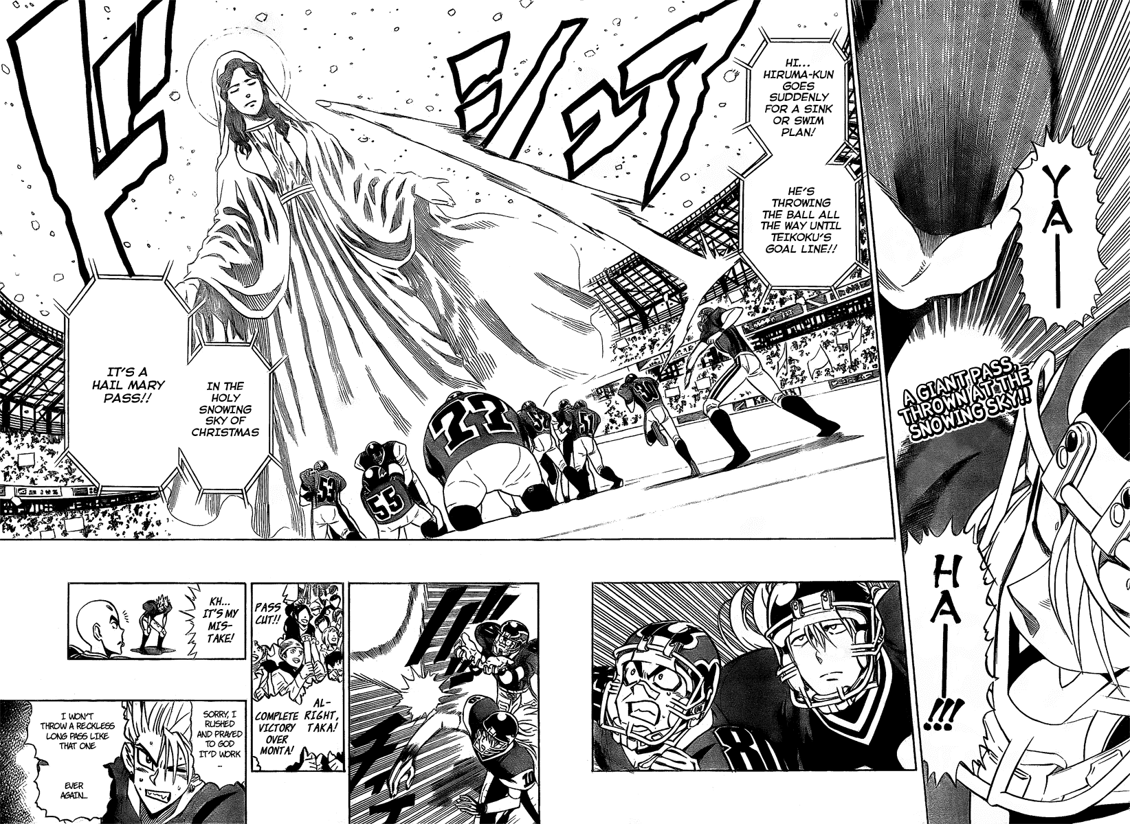 Eyeshield 21 Chapter 289 page 2 - Chapter 289: Aerial Battles are Staring Contests