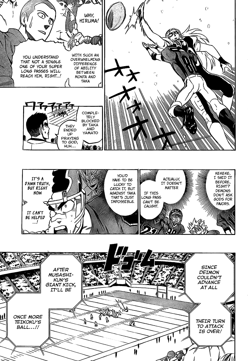 Eyeshield 21 Chapter 289 page 4 - Chapter 289: Aerial Battles are Staring Contests