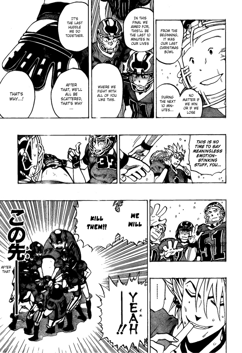 Eyeshield 21 Chapter 291 page 13 - Chapter 291: The Last Huddle