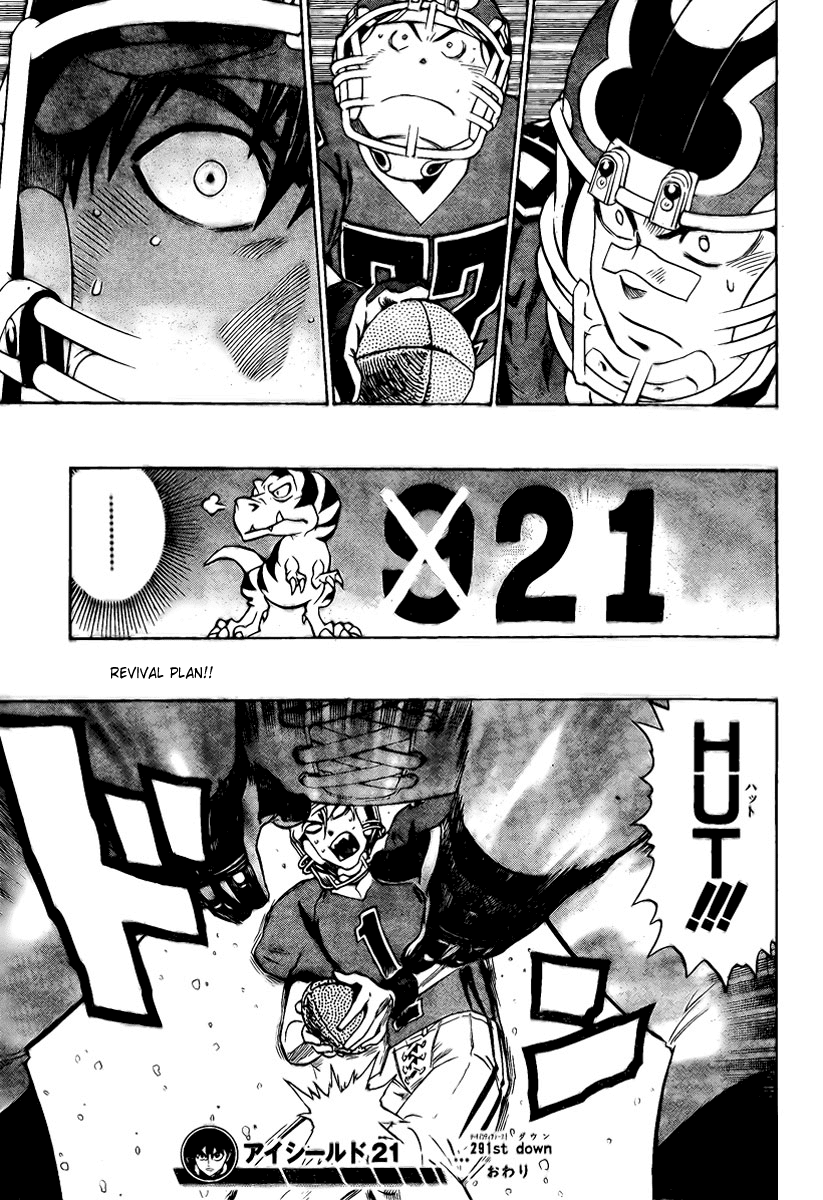 Eyeshield 21 Chapter 291 page 19 - Chapter 291: The Last Huddle