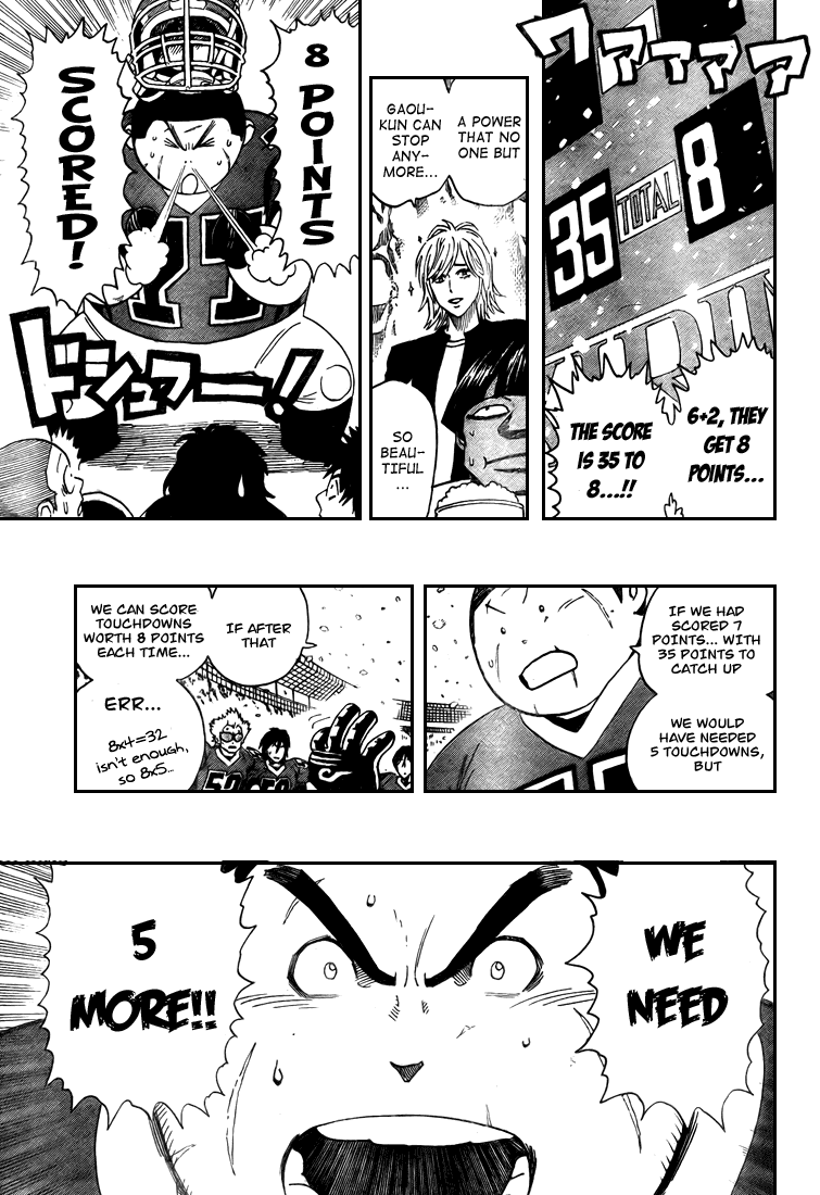 Eyeshield 21 Chapter 293 page 13 - Chapter 293: x8