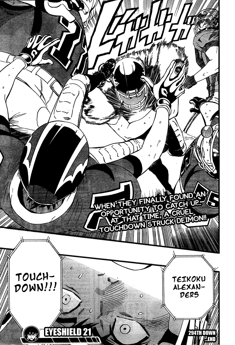 Eyeshield 21 Chapter 294 page 21 - Chapter 294: The Ball Still Lives