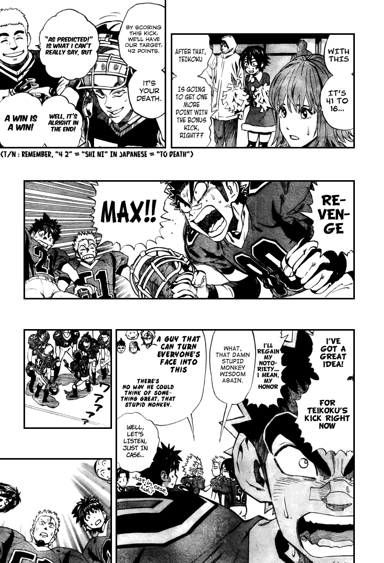 Eyeshield 21 Chapter 295 page 5 - Chapter 295: The Devil's Mistake