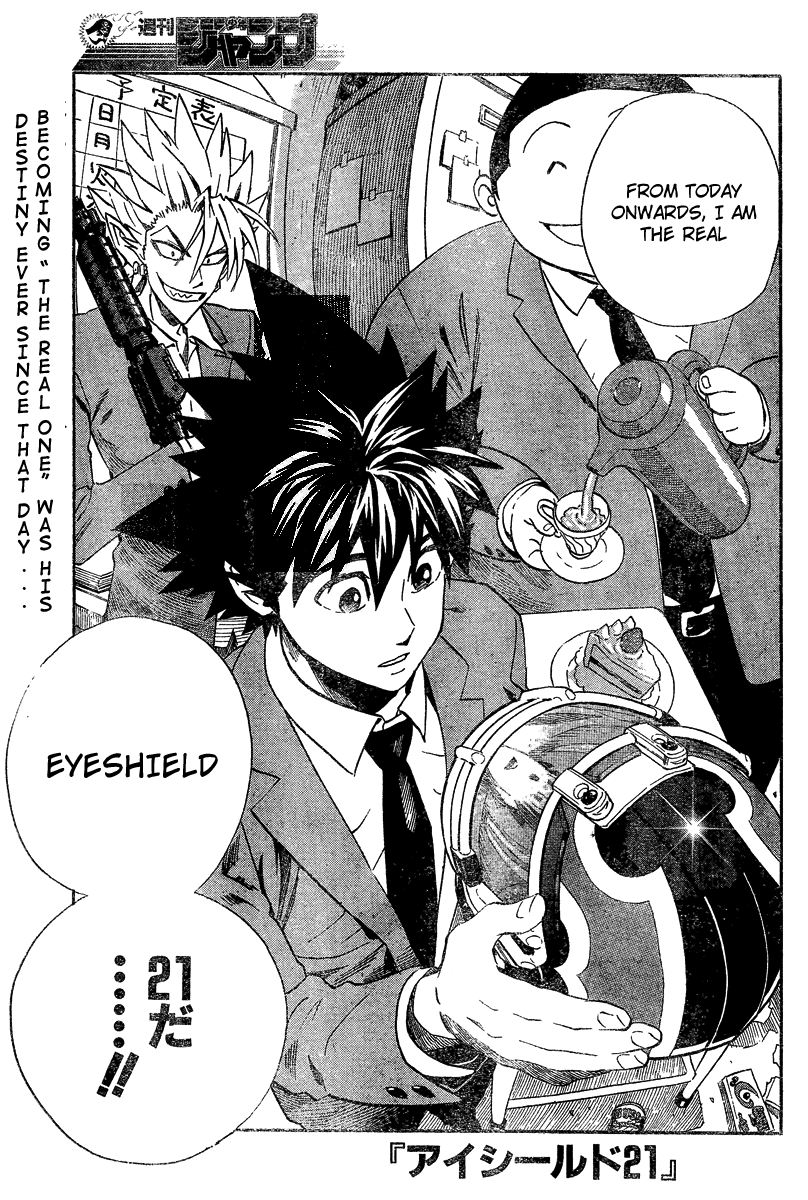 Eyeshield 21 Chapter 297 page 1 - Chapter 297: Back to Back, Deimon