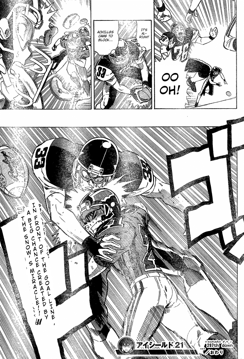 Eyeshield 21 Chapter 297 page 16 - Chapter 297: Back to Back, Deimon