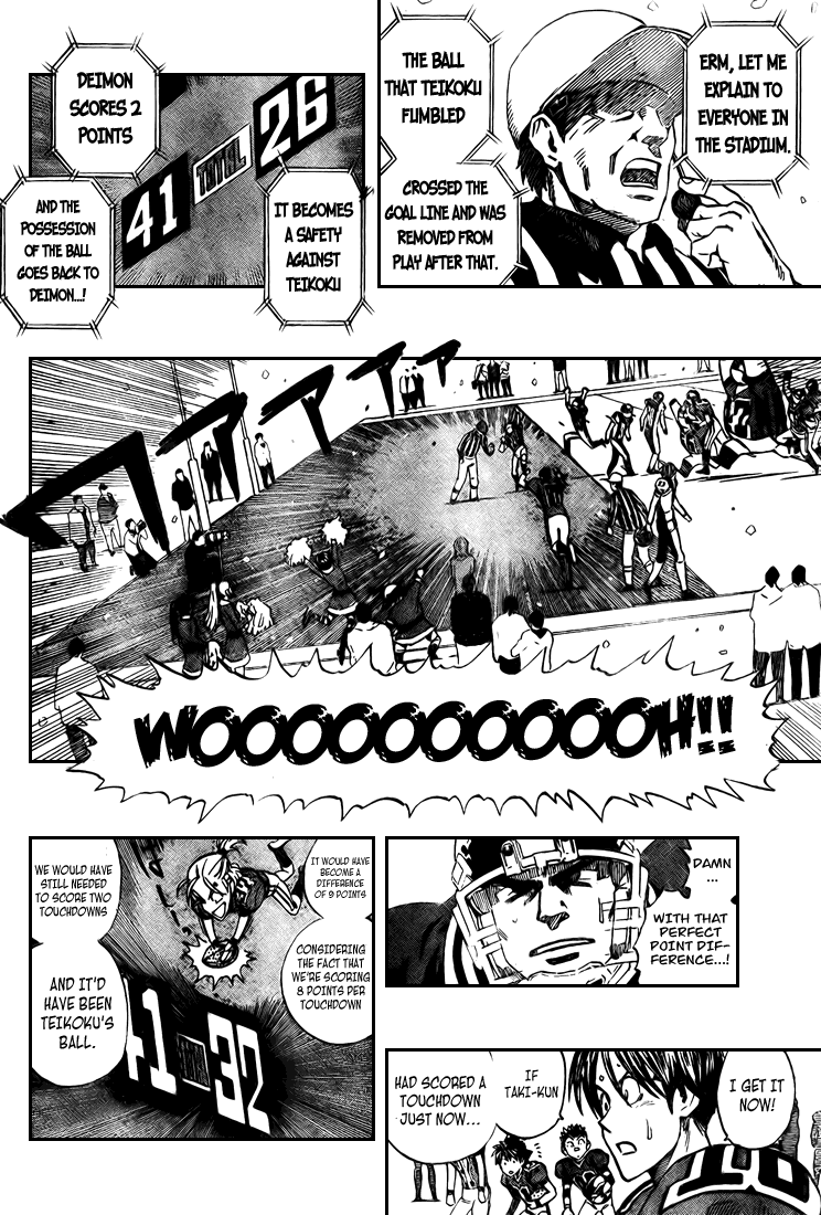 Eyeshield 21 Chapter 298 page 12 - Chapter 298: Brains to Idiots