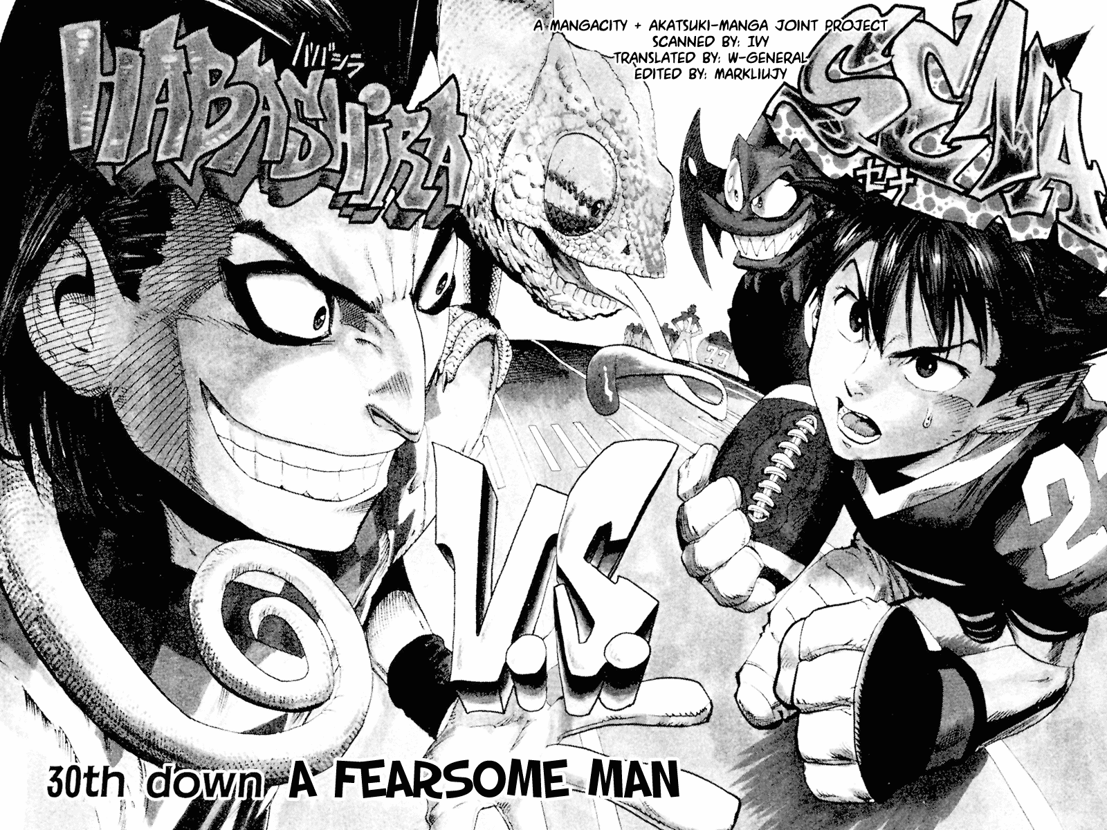 Eyeshield 21 Chapter 30 page 1 - Chapter 30: A Fearsome Man