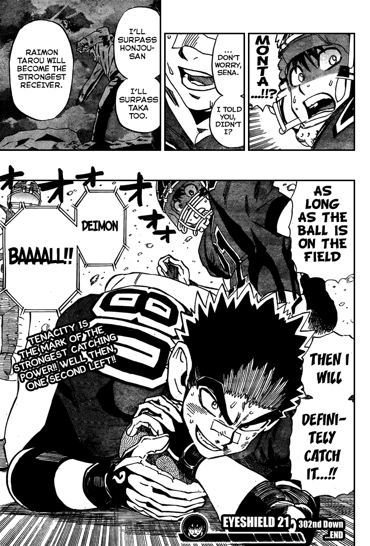Eyeshield 21 Chapter 302 page 19 - Chapter 302: Listening to the Breath of the Ball